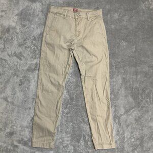 Levis XX Chino Pants Mens 30x32 Beige Authentic Fit Straight Leg Classic Cotton